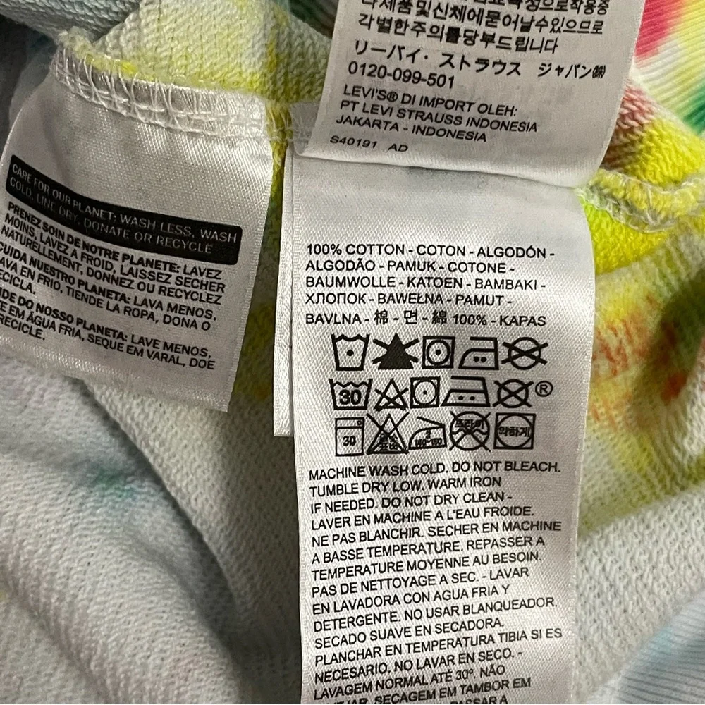 Levi’s Tie Dye Hoodie‎ Sweater Mens XXL